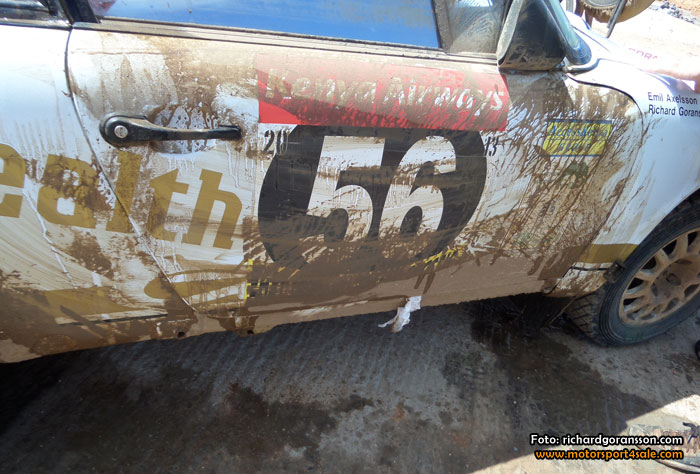 Händelserikt Safari Rally för Richard Göransson