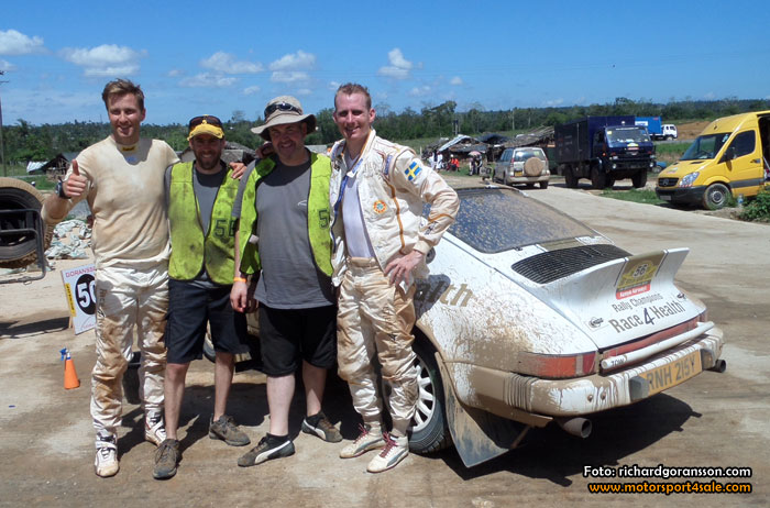 Händelserikt Safari Rally för Richard Göransson