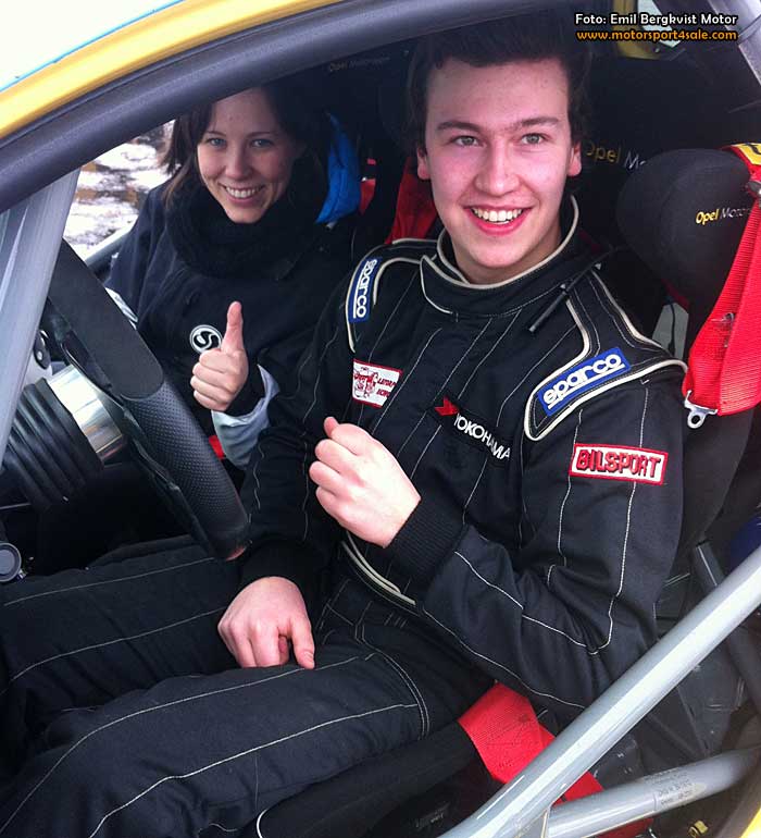 Emil och Sofie på rallyäventyr i Tyskland