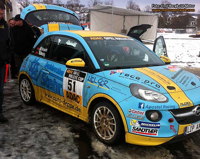 Emil och Sofie på rallyäventyr i Tyskland
