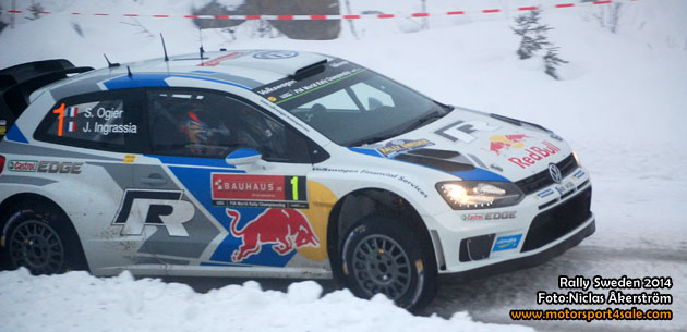 Ogier i Svenska rallyt 2014
