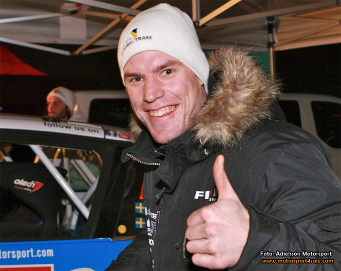 Mattias Adielsson ser fram emot Rally North Wales den 5 april