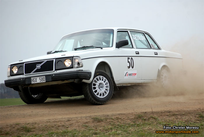 Poängställningen efter två deltävlingar i Sydsvenska Rallycupen 