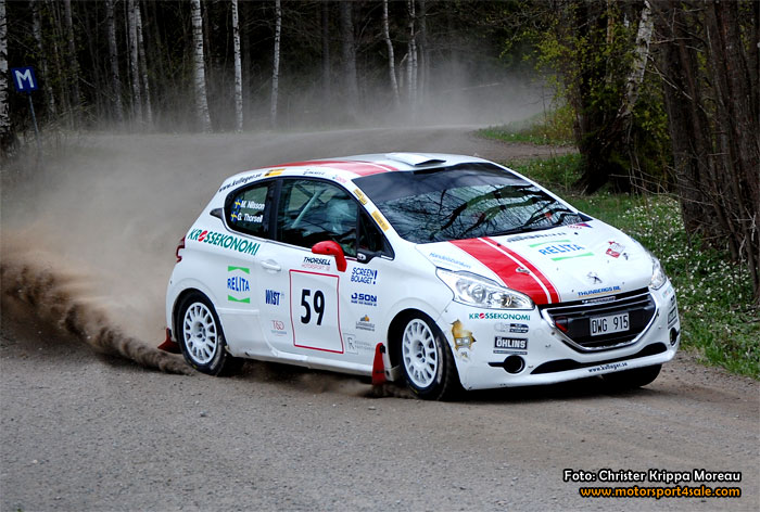 Utlandsdebut för Gustav Thorsell i lettiska Rally Talsi 