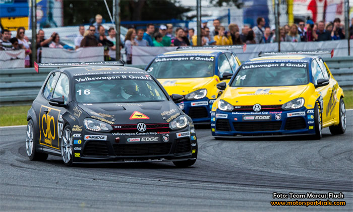 Marcus Fluch tog två pallplatser i Volkswagen Castrol Cup i Polen