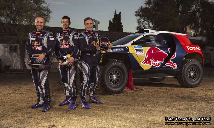 Team Peugeot Total är redo för Dakarrallyt