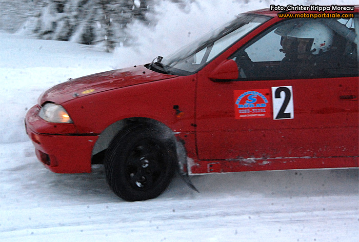 Riktiga vintervägar när 1300 Rallycup gästade Lima