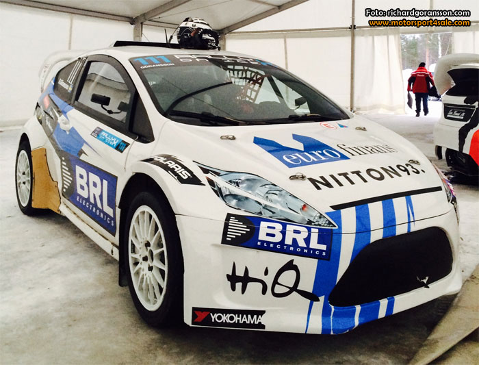 Göransson tvåa i premiären av RallyX on Ice