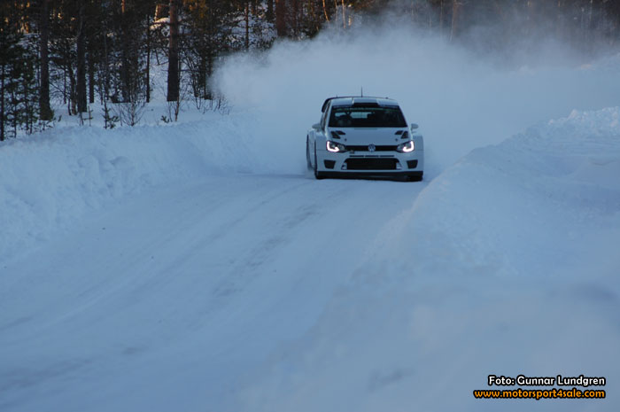 Volkswagen Motorsport testade i Lima inför Rally Sweden