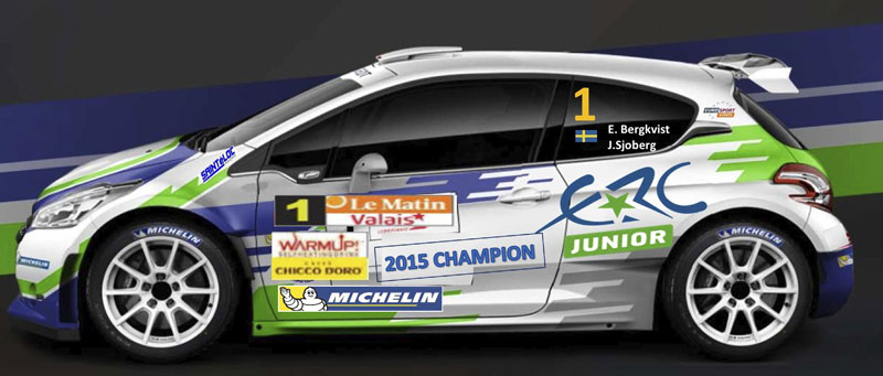 Emil Bergkvists nya R5-Peugeot 