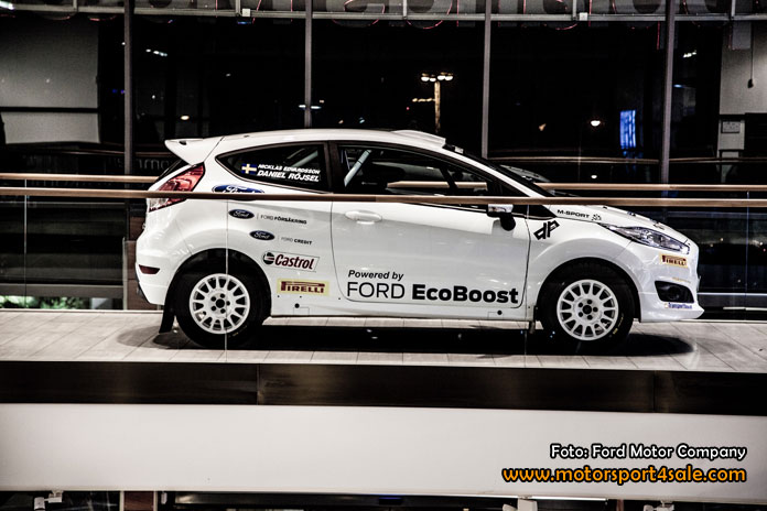 Daniel Röjsel kör Rally-SM i Fiesta R2 1,0 Ecoboost.
