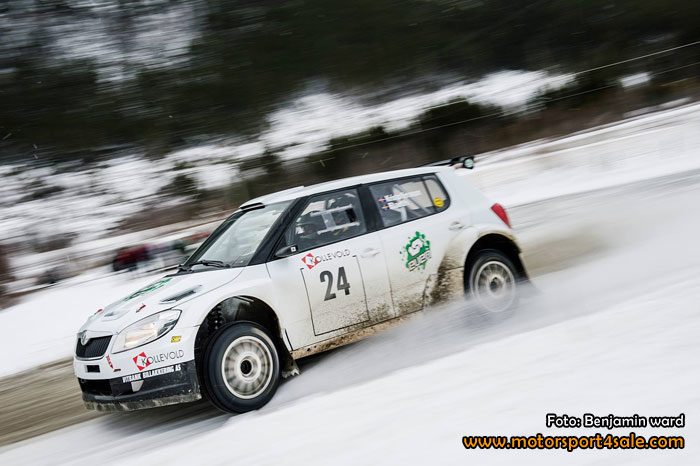 Johan Kristoffersson till start i Rally Sweden