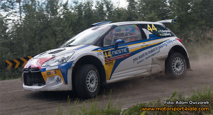 Emil Bergkvist summerar insatsen i det finska VM-rallyt