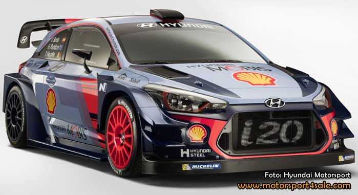 Premiär för nya Hyundai i20 Coupe WRC 2017