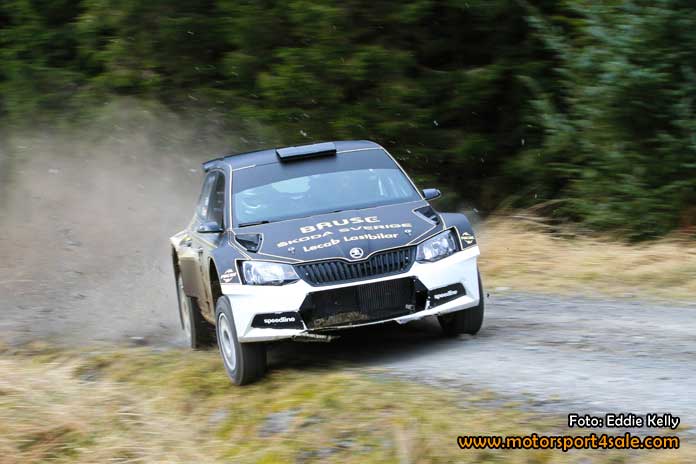 Fredrik Åhlin startar årets säsong i det Brittiska Rally Mästerskapet