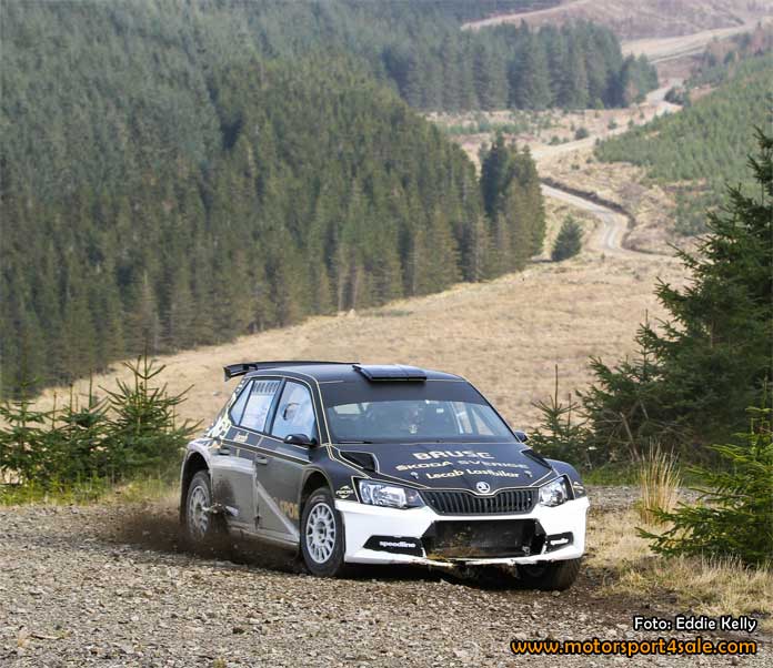 Fredrik Åhlin startar årets säsong i det Brittiska Rally Mästerskapet