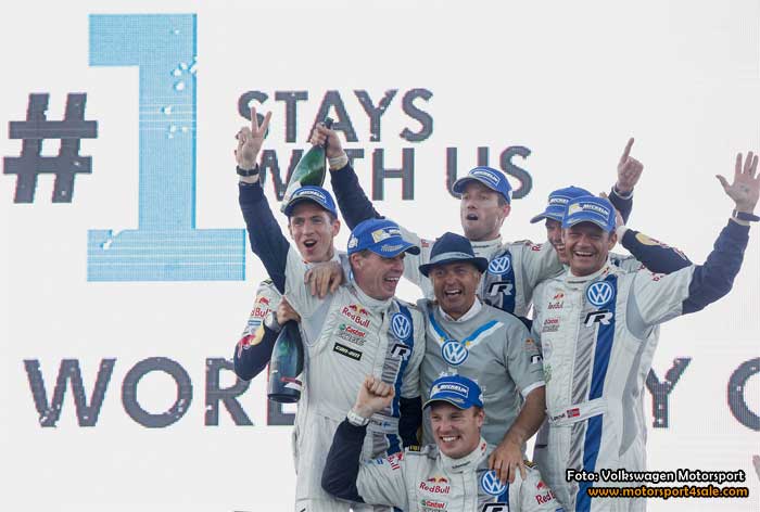Volkswagen Motorsport sopade hem konstruktörstiteln i WRC