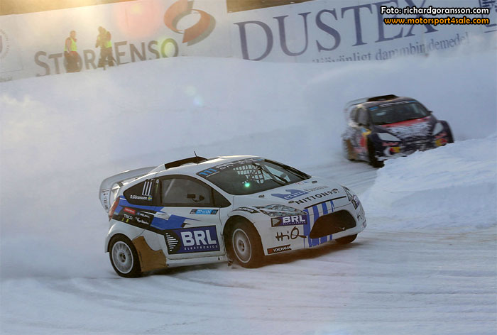 Göransson tvåa i premiären av RallyX on Ice