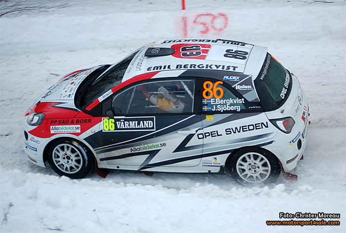 150216_emil Emil Bergkvist Motor summerar Rally Sweden 2015