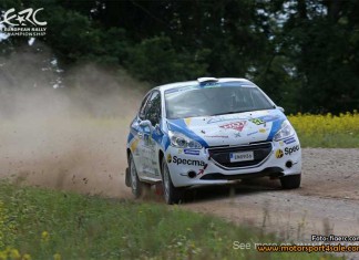 Dramatiskt Rally Estonia för Mattias Adielsson Dramatiskt Rally Estonia för Mattias Adielsson