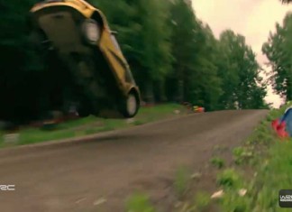 Flygande rallybilar i Rally Finland Flygande rallybilar i Rally Finland