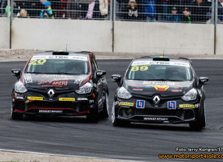 Skoog vs Wernersson i Renault Clio Cup Skoog vs Wernersson i Renault Clio Cup