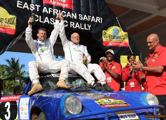 Stig Blomqvist segrare av East African Safari Classic Rally Stig Blomqvist segrare av East African Safari Classic Rally