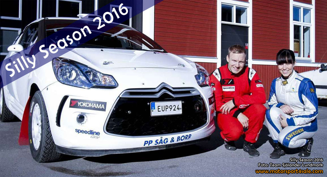 Sofie Lundmark bilder vinnarduo i en R3 Citroën