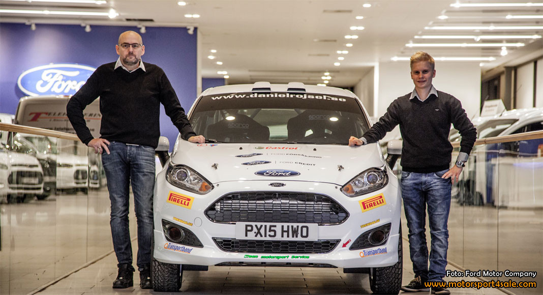 Daniel Röjsel kör Rally-SM i Fiesta R2 1,0 Ecoboost