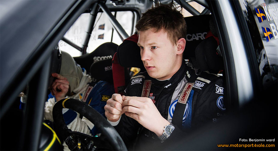 160113_johan1 Johan Kristoffersson till start i Rally Sweden