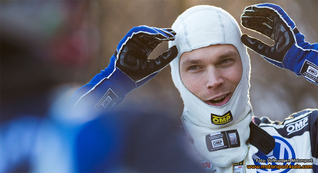 160209_mikkelsen Andreas Mikkelsen inför Rally Sweden 2016