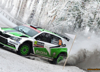 Tidemand har grepp om pallen i Rally Sweden Tidemand har grepp om pallen i Rally Sweden