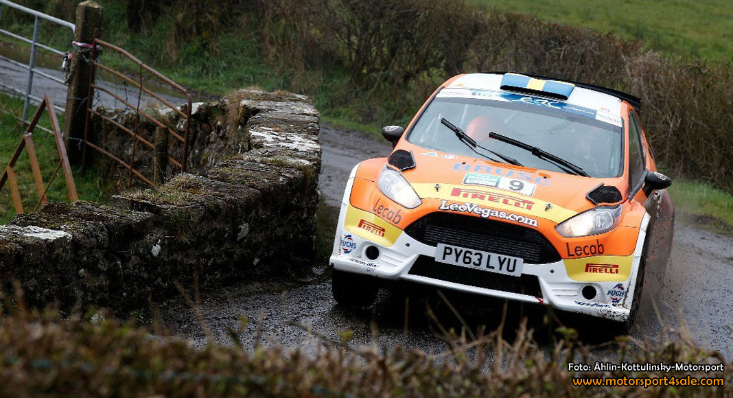 Fredrik Åhlin om insatsen i Mid Wales Stages