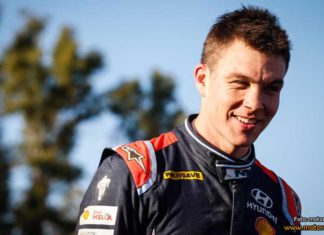 Paddon snabbast på Shake Down inför Rally Argentina Hayden Paddon