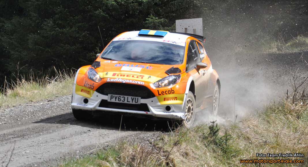 Fredrik Åhlin som vann Pirelli Carlisle Rally
