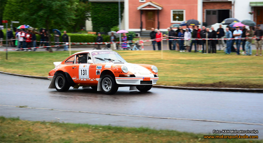 Mats Myrsell öppnade starkast i Midnattssolsrallyt