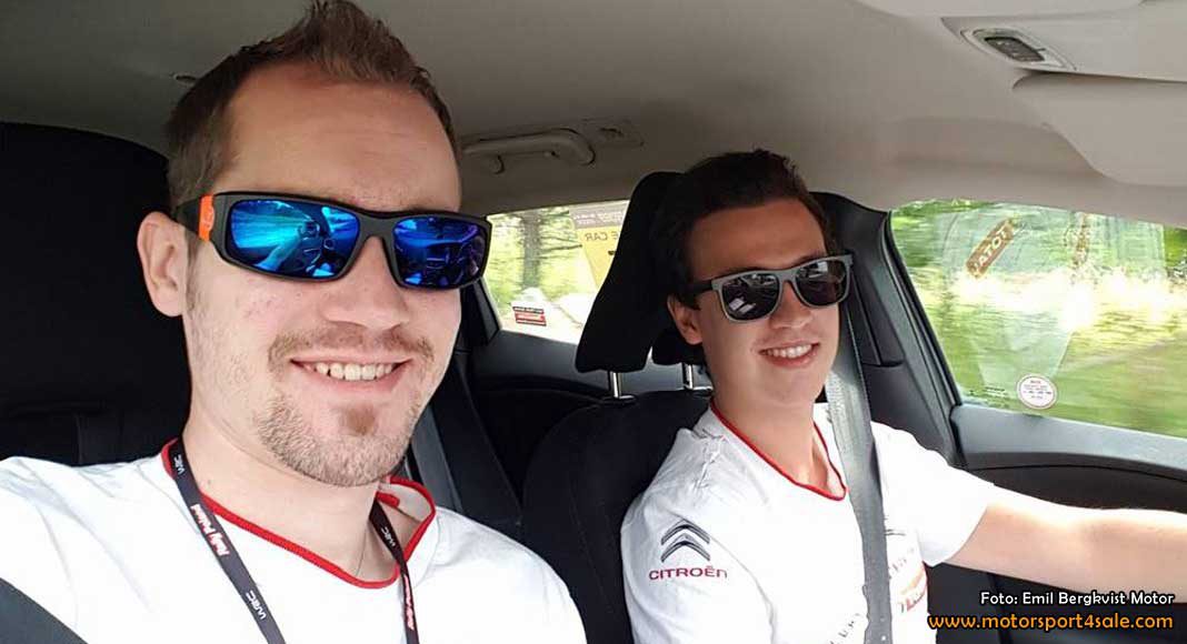 Emil och Joakim inför det polska VM-rallyt