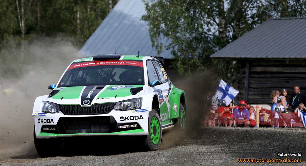 Pontus Tidemand håller pallplatsen i Finland