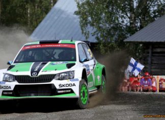 Pontus Tidemand håller pallplatsen i Finland Pontus Tidemand håller pallplatsen i Finland