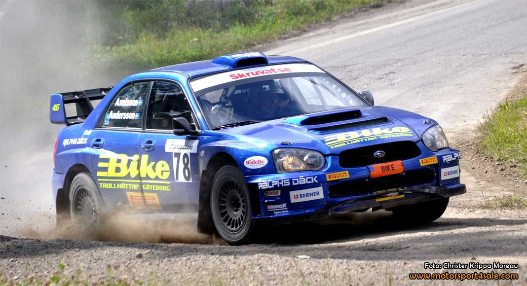 Jerker Axelsson redo för helgens Snapphanerallyt