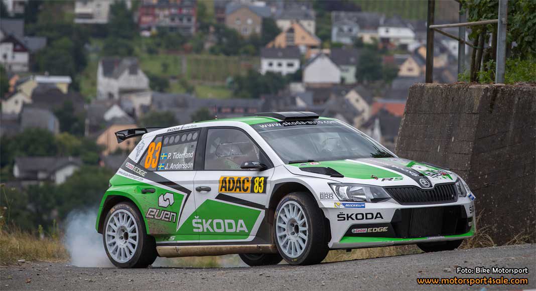 Pontus pressade WRC-bilarna i Tyskland med en åttonde plats