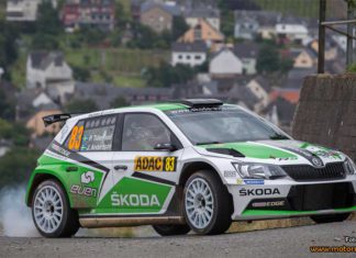 Pontus pressade WRC-bilarna i Tyskland med en åttonde plats Pontus pressade WRC-bilarna i Tyskland med en åttonde plats