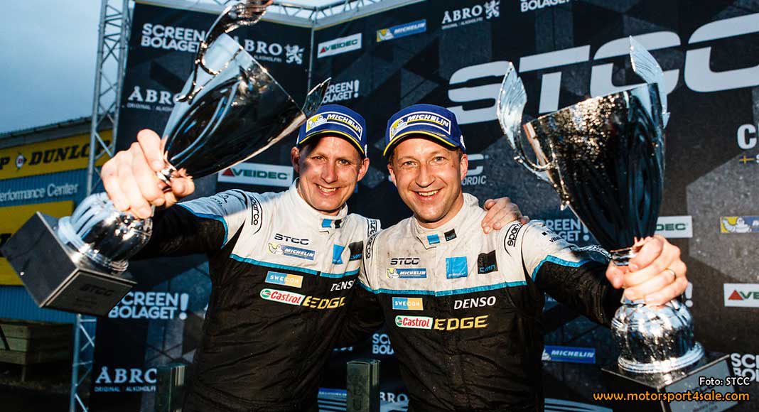 Richard Göransson och Robert Dahlgren - teamkompisar i kamp om titeln