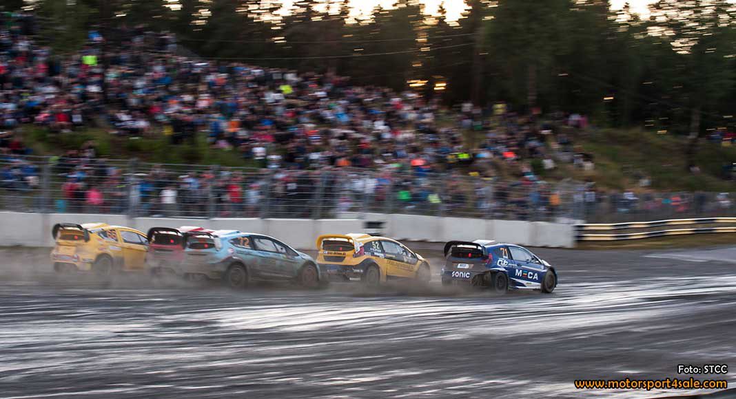 Tobias Svärd utmanar i RallyX Lites på Solvalla