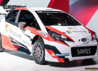 Toyota visade upp nya Yaris WRC i Paris Toyota Yaris WRC