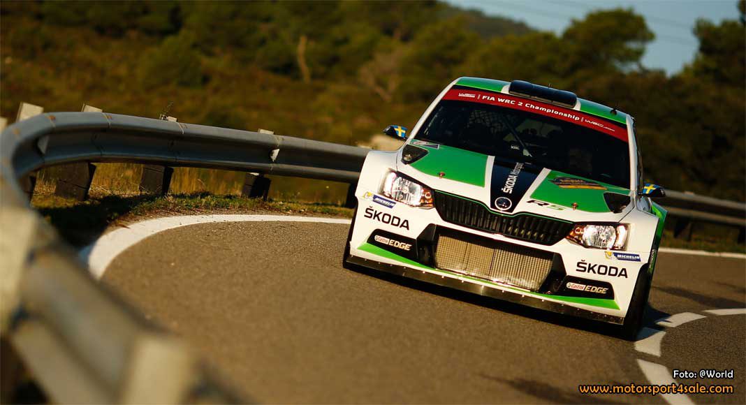 Tidemand i sekundstrid om segern i Rally Spanien