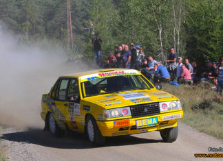 Damberg siktar mot toppen i Svenska Rallycupen Damberg siktar mot toppen i Svenska Rallycupen