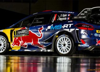 Här är Sébastien Ogiers M-sport Ford Fiesta 2017 Sébastien Ogiers Ford Fiesta WRC 2017