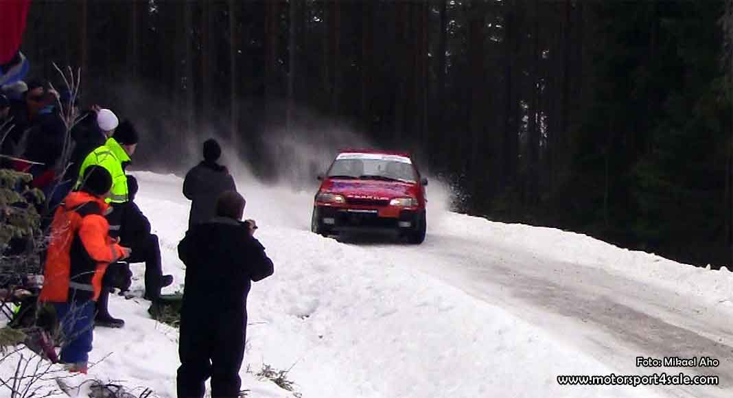 Ola Strömberg tog andra raka segern i 1300 Rallycup