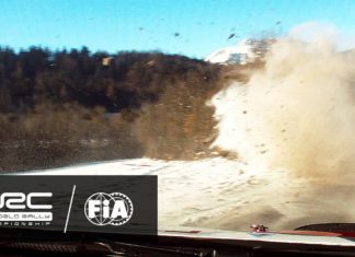 Kris Meekes avåkning på SS4 i Rallye Monte Carlo 2017